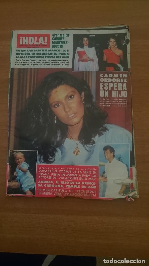 Collectionnisme de Magazine &iexcl;Hola!: REVISTA HOLA -N&ordm; 2129-- 15 DE JUNIO 1985