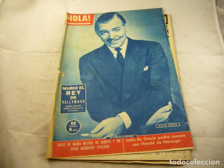 Collectionnisme de Magazine &iexcl;Hola!: REVISTA HOLA N&ordm; 848 A&Ntilde;O 1960CLARK GABLE- SOFIA DE GRECIA- MARIA BEATRIZ DE SABOYA