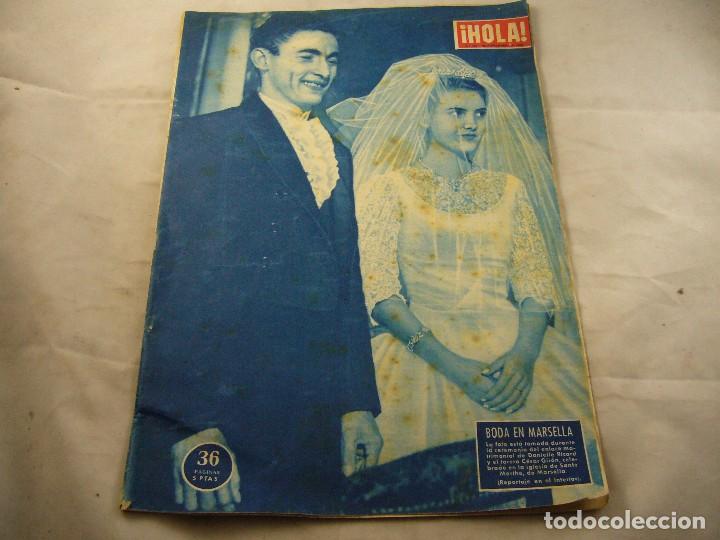 Collectionnisme de Magazine &iexcl;Hola!: REVISTA -HOLA- BODA EN MARBELLA . NUMERO 744. NOVIEMBRE 1958