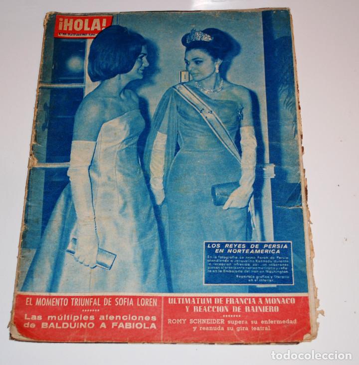 Collectionnisme de Magazine &iexcl;Hola!: &iexcl;HOLA! N&ordm; 921. Del 21 al 17 abril 1962. PORTADA: REYES DE PERSIA EN NORTEAM&Eacute;RICA. (VER FOTOS)