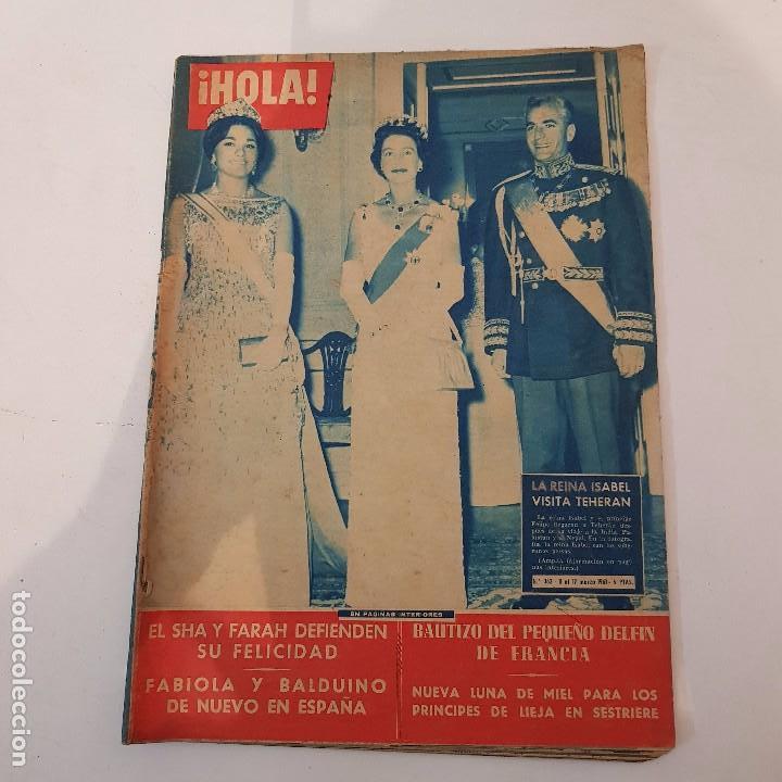 Coleccionismo de Revista Hola: HOLA - N&ordm; 363 - 11 AL 17 MARZO 1961 - LA REINA ISABEL VISITA TEHERAN