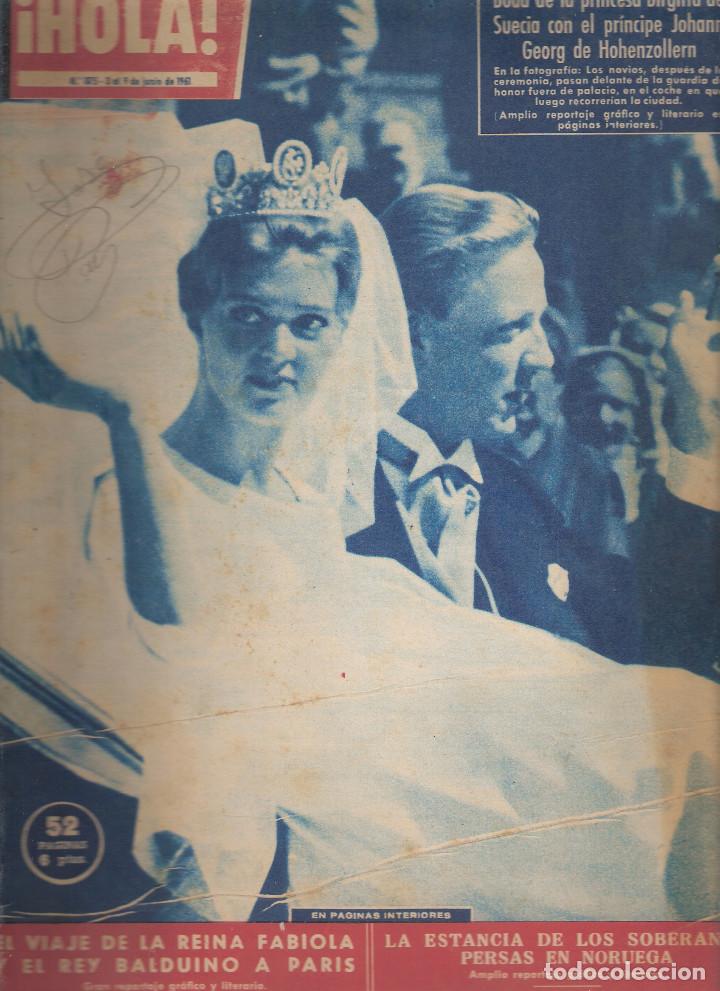 Sammeln von Zeitschriften &iexcl;Hola!: &iexcl; HOLA ! BODA DE LA PRINCESA BIRGITTA DE SUECIA CON EL PRINCIPER JOHANN GEORG DE HOHENZOLLEN