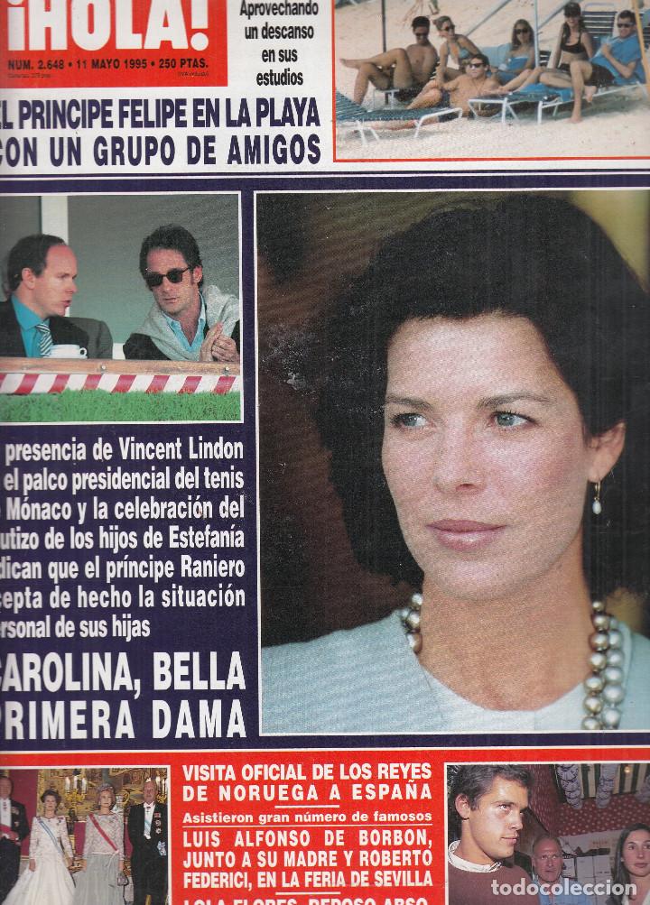 Collezionismo di Rivista &iexcl;Hola!: REVISTA HOLA N&ordm; 2648 A&Ntilde;O 1995. CAROLINA DE MONACO. REYES NORUEGA. LU8IS ALFONSO. PRINCIPE FELIPE.