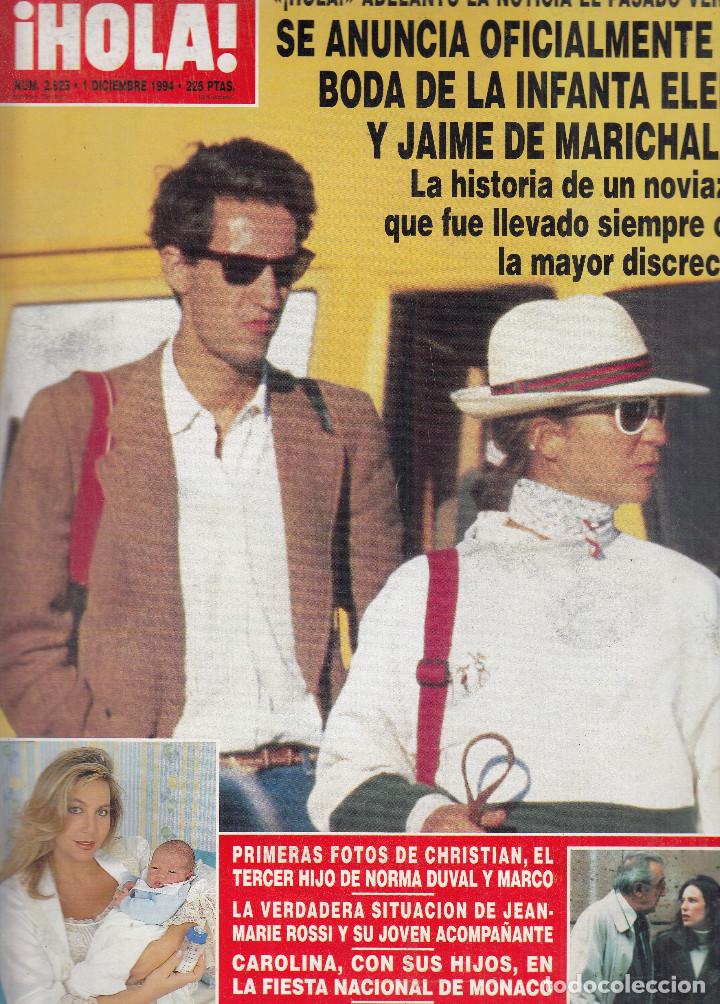 Coleccionismo de Revista Hola: REVISTA HOLA N&ordm; 2625 A&Ntilde;O 1994. INFANTA ELANA Y JAIME DE MARICHALAR. CAROLINA. DIANA DE GALES.