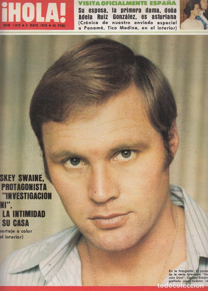 Coleccionismo de Revista Hola: REVISTA HOLA N&ordm;N 1810 A&Ntilde;O 1979. CASKEY SWAINE. FRANCISCO REIVERA. ADELIA RUIZ GONZALEZ.