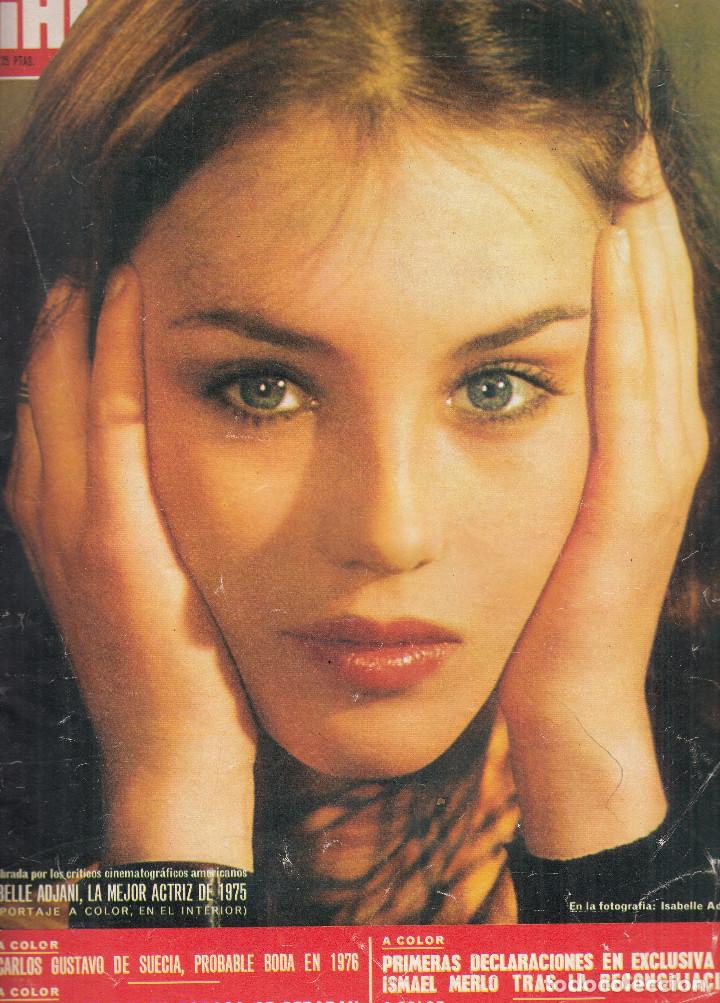 Coleccionismo de Revista Hola: REVISTA HOLA N&ordm; 1739 A&Ntilde;O 1976. ISBELLE ASJANI.CARLOS GUSTAVO. HERY FORD II. MARIA DE CARMEN ORDO&Ntilde;EZ.