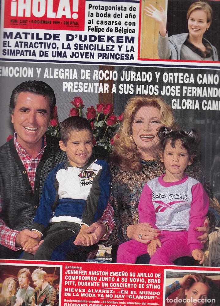 Coleccionismo de Revista Hola: REVISTA HOLA N&ordm; 2887 A&Ntilde;O 1999. MATILDE D&acute;UDEKEM. ROCIO JURADO Y ORTEGA CANO CON SUS HIJOS. JENNIFER.
