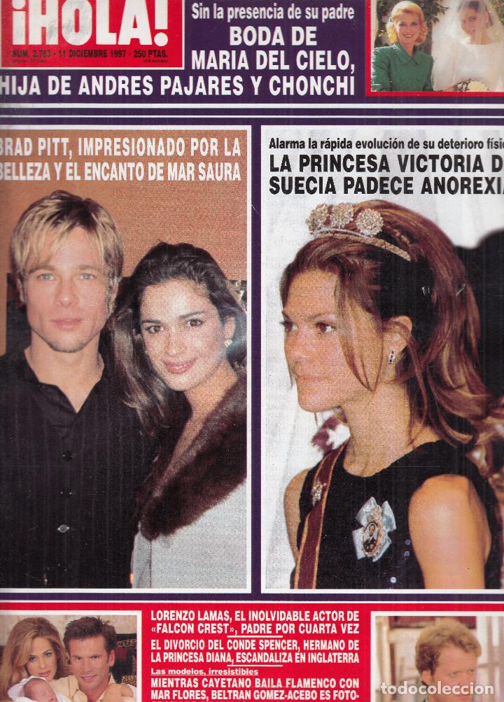 Sammeln von Zeitschriften &iexcl;Hola!: REVISTA HOLA N&ordm; 2783 A&Ntilde;O 1997. BRAD PITT Y MAR SAURA. PRINCESA VICTORIA DE SUECIA. LORENZO LAMAS.