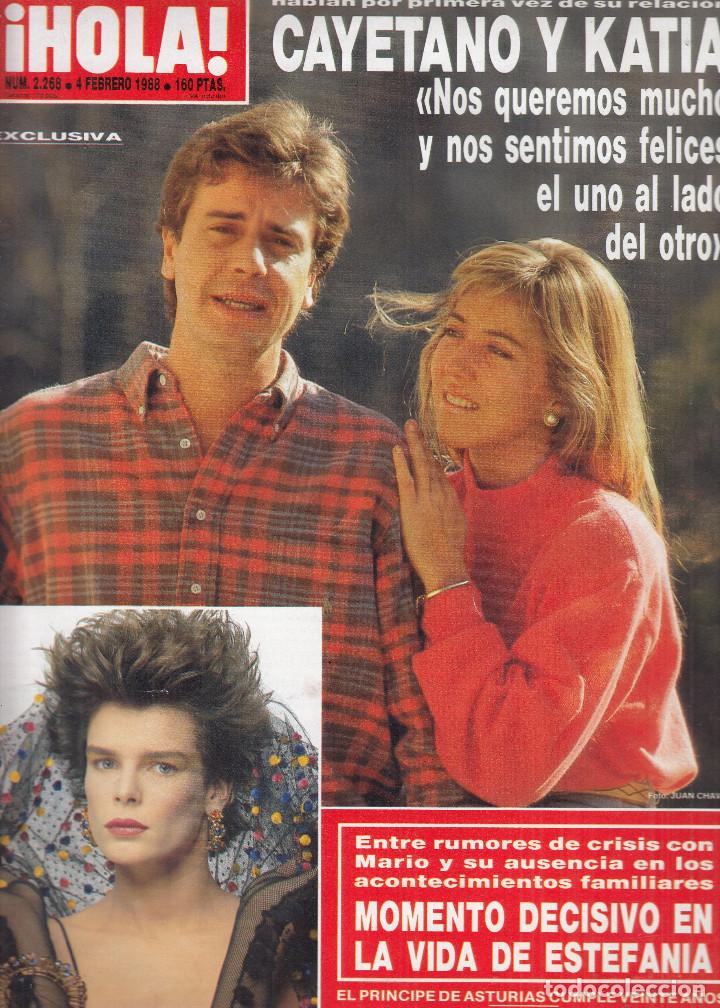 Sammeln von Zeitschriften &iexcl;Hola!: REVISTA HOLA N&ordm; 2268 A&Ntilde;O 1988. GAYETANO Y KATIA, ESTEFANIA DE MONACO. SUSAN SULLIVAN, FELIPE.