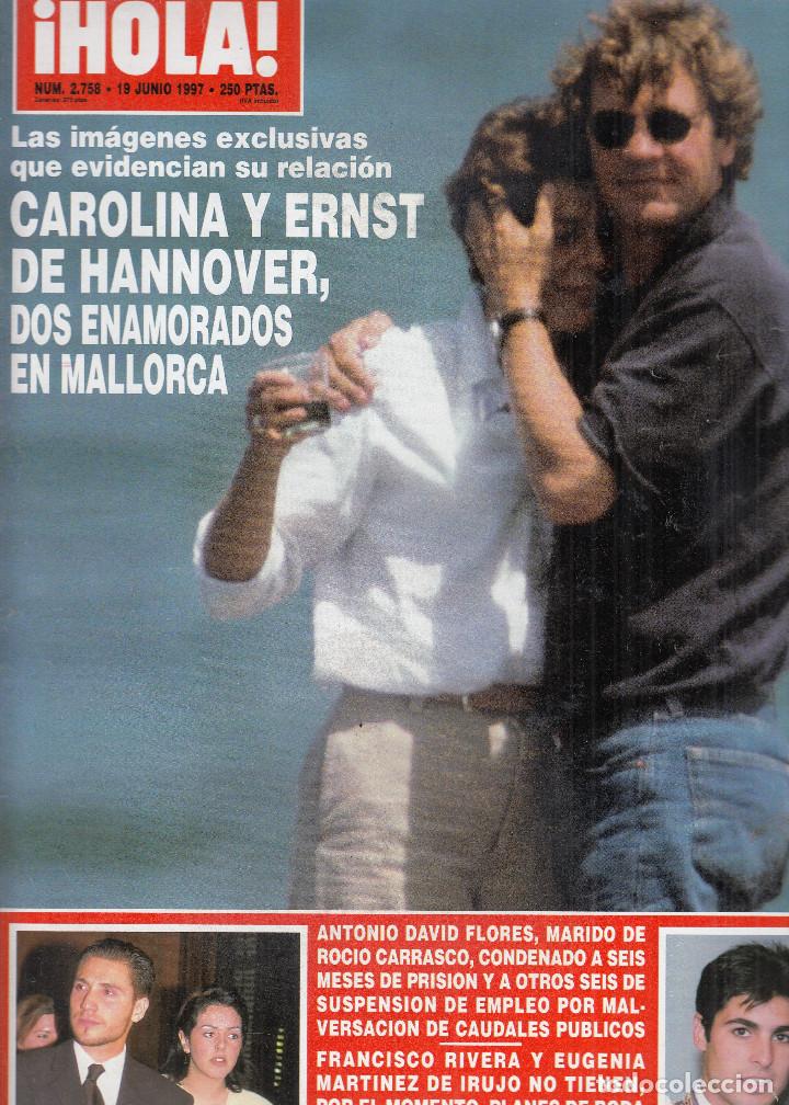 Sammeln von Zeitschriften &iexcl;Hola!: REVISTA HOLA N&ordm; 2758 A&Ntilde;O 1997. CAROLINA Y ERNST.DAVID FLORES.FRANCISCO RIVERA Y EUGENIA.KITIN MU&Ntilde;OZ.