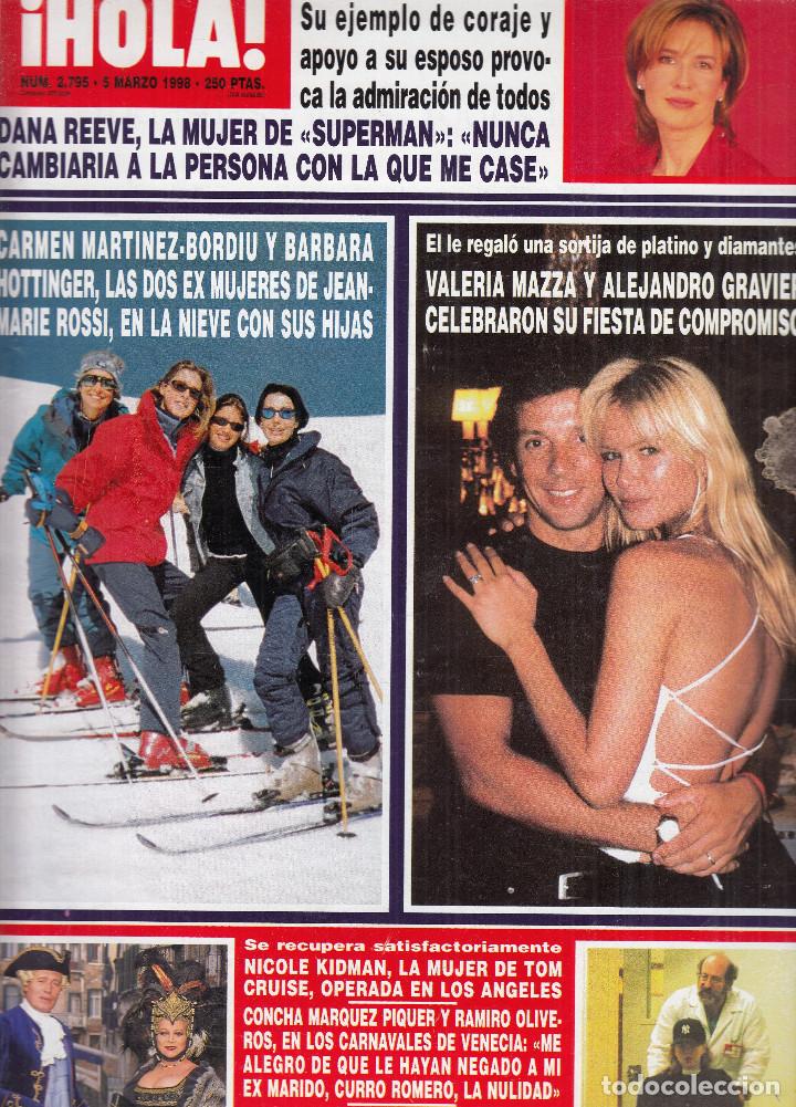 Sammeln von Zeitschriften &iexcl;Hola!: REVISTA HOLA N&ordm; 2795 A&Ntilde;O 1988. DANA REEVE. VALERIA MAZZA Y GRAVIER.PIQUER Y RAMIRO OLIVER. CAROLINA.