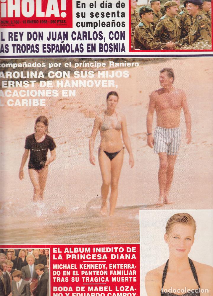Sammeln von Zeitschriften &iexcl;Hola!: REVISTA HOLA N&ordm; 2788 A&Ntilde;O 1998. PRINCIPE RAINIERO CON SUS HIJOS. REY JUAN CARLOS. PRICESA DIANA .