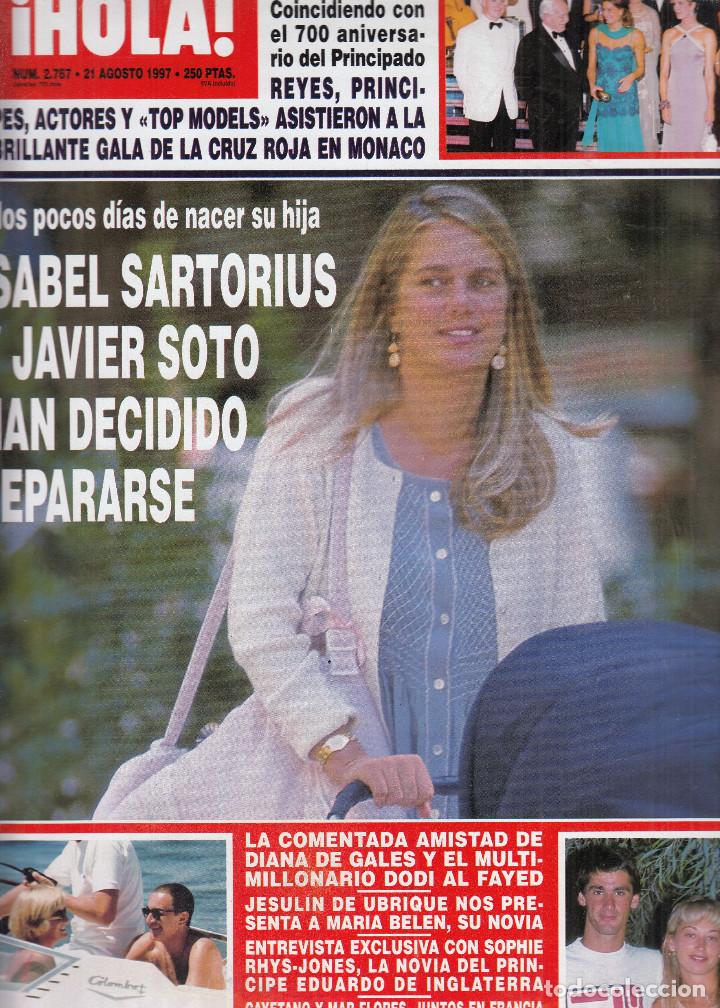 Sammeln von Zeitschriften &iexcl;Hola!: REVISTA HOLA N&ordm; 2767. ISABEL SARTORIUS Y JAVIER SOTO. DKIIANA DE GALES. CAYETANO Y MAR FLORES.