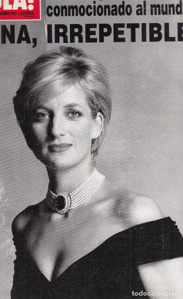 Collezionismo di Rivista &iexcl;Hola!: REVISTA HOLA N&ordm; 2770 A&Ntilde;O 1997. SU TRAGICA MUERTE HA CONMOCIONADO AL MUNDO DIANA, IRREPETIBLE.