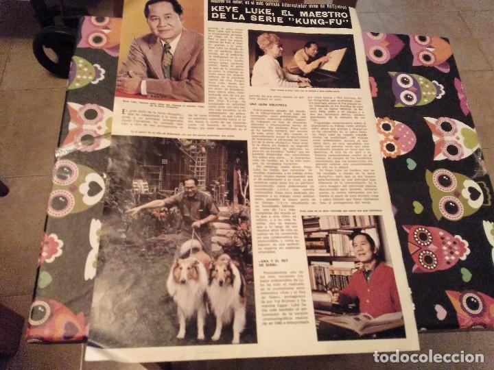 Coleccionismo de Revista Hola: ANTIGUO RECORTE REVISTA HOLA KEYE LUKE EL MAESTRO DE LA SERIE KUNG FU RECOGIDA GRATIS EN MALLORCA