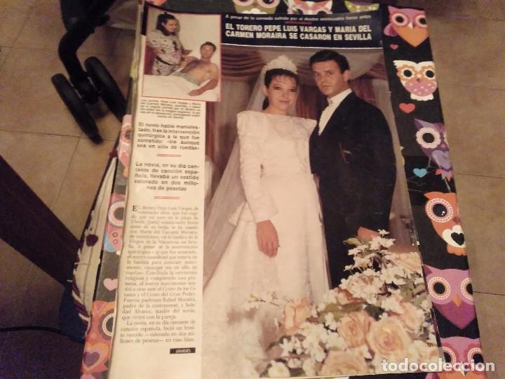 Coleccionismo de Revista Hola: ANTIGUO RECORTE REVISTA HOLA 3 PAGINAS TORERO PEPE LUIS VARGAS Y M&ordf; DEL CARMEN MORAIRA SE CASARON