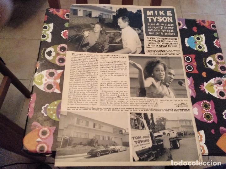 Collectionnisme de Magazine &iexcl;Hola!: ANTIGUO RECORTE REVISTA HOLA MIKE TYSON ATAQUE DE IRA RECOGIDA GRATIS EN MALLORCA