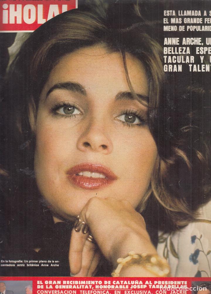 Coleccionismo de Revista Hola: REVISTA HOLA N&ordm; 1732 A&Ntilde;O 1977. ANNE ARCHE. JOSEP TARRADELLAS. JACKIE KENNEDY. OLAF DE NORUEGA.