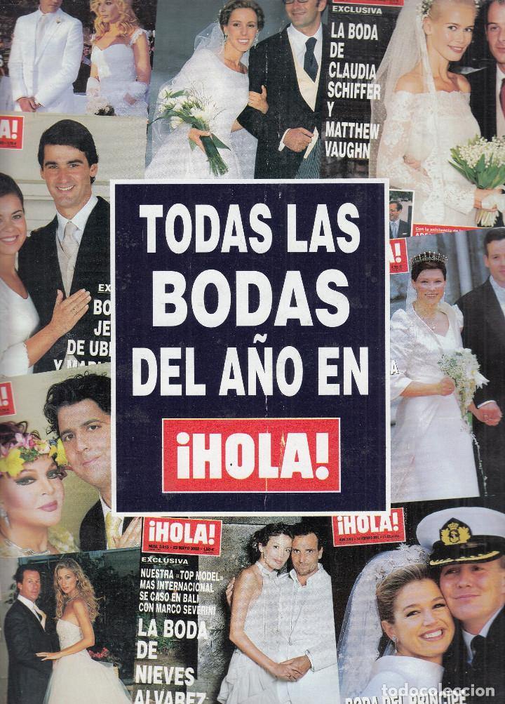 Coleccionismo de Revista Hola: TODAS LA BODAS DEL A&Ntilde;O.