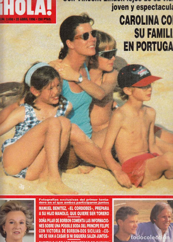 Sammeln von Zeitschriften &iexcl;Hola!: REVISTA HOLA N&ordm; 2968 A&Ntilde;O 1996. CAROLINA DE MONACO Y FAMILIA. MANUEL BENITEZ. DO&Ntilde;A PILAR DE BORBON.