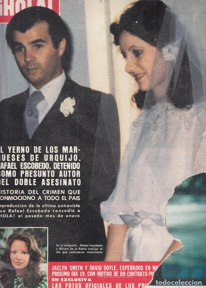 Collezionismo di Rivista &iexcl;Hola!: REVISTA HOLA N&ordm; 1913 A&Ntilde;O 1981. RAFAEL ESCOBEDO DETENIDO. JACLYN SMITH Y SAVID DOYLE. NANCY REAGAN.