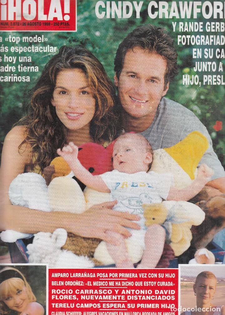 Sammeln von Zeitschriften &iexcl;Hola!: REVISTA HOLA N&ordm; 2872 A&Ntilde;O 1999. CINDY CRAWFORD. AMPARO LARRA&Ntilde;AGA. BELEN ORDO&Ntilde;EZ. SCHIFFER.