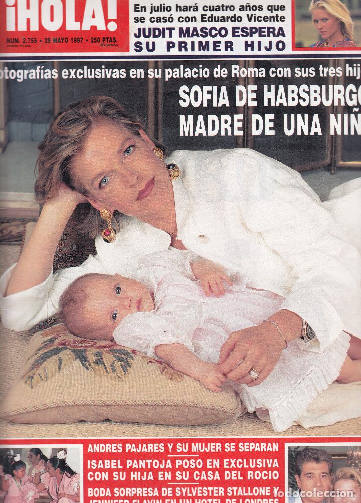 Coleccionismo de Revista Hola: REVISTA HOLA N&ordm; 2755 A&Ntilde;O 1997. JUDIT MASCO. SOFIA DE HABSBURGO. ISABEL PANTOJA. MAR FLORES RODAJE.