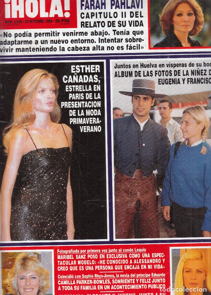 Coleccionismo de Revista Hola: REVISTA HOLA N&ordm; 2829 A&Ntilde;O 1998. FARAH PAHLAVI. MARIBEL SANZ. CAMILA PARKER. EUGENIA Y FRANCISCO.