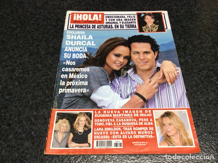 Collectionnisme de Magazine &iexcl;Hola!: REVISTA HOLA N&ordm; 33001 SHAILA DURCAL, EUGENIA MARTINEZ, GENOVERA CASANOVA