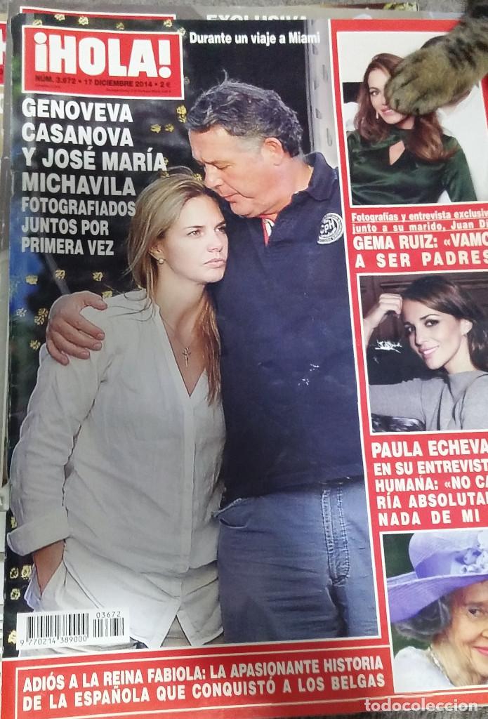 Sammeln von Zeitschriften &iexcl;Hola!: REVISTA HOLA NUMERO 3672 A&Ntilde;O 2014 GENOVEVA CASANOVA Y JOSE MARIA MICHAVILA