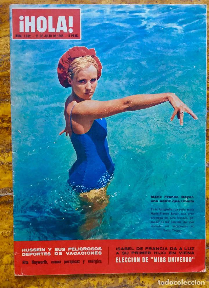 Sammeln von Zeitschriften &iexcl;Hola!: HOLA 1.092 31 JULIO 1965. ISABEL DE FRANCIA, MARIE FRANCE BOYER. REVISTA