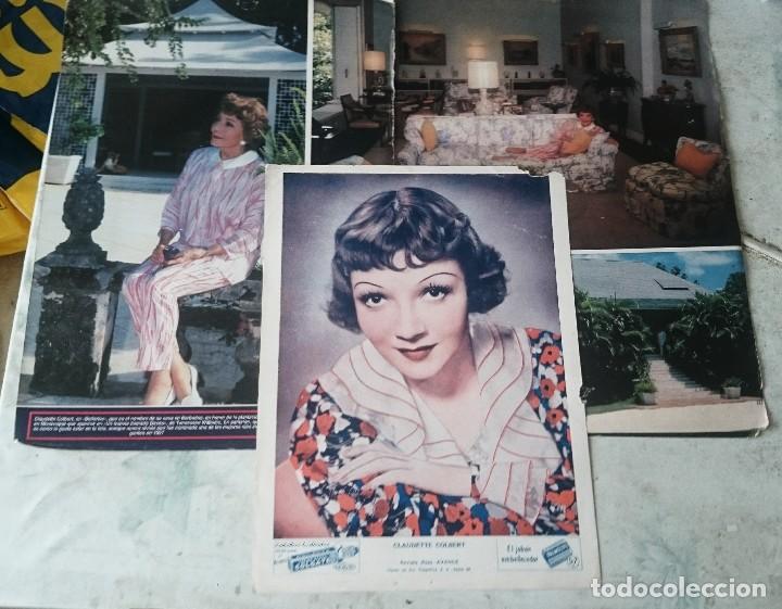 Sammeln von Zeitschriften &iexcl;Hola!: Claudette Colbert a sus 88 a&ntilde;os (&iexcl;HOLA! 1993) + Foto l&aacute;mina revista Rosa -Avance (a&ntilde;os 40)