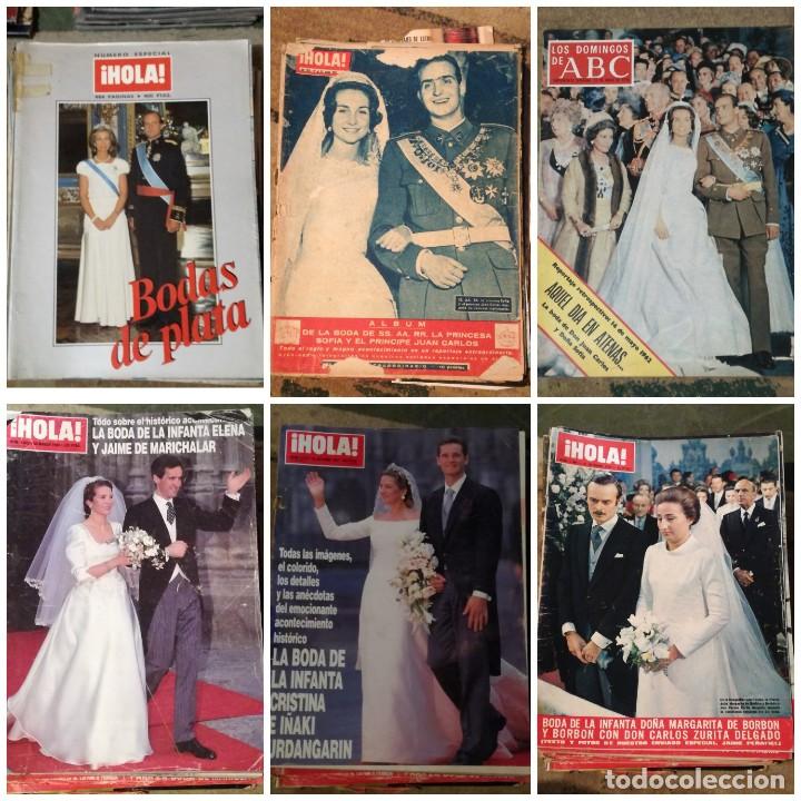 Sammeln von Zeitschriften &iexcl;Hola!: Lote revista Boda Reyes Espa&ntilde;a Juan Carlos Sof&iacute;a Elena Margarita Cristina Infanta Hola Abc I&ntilde;aqui
