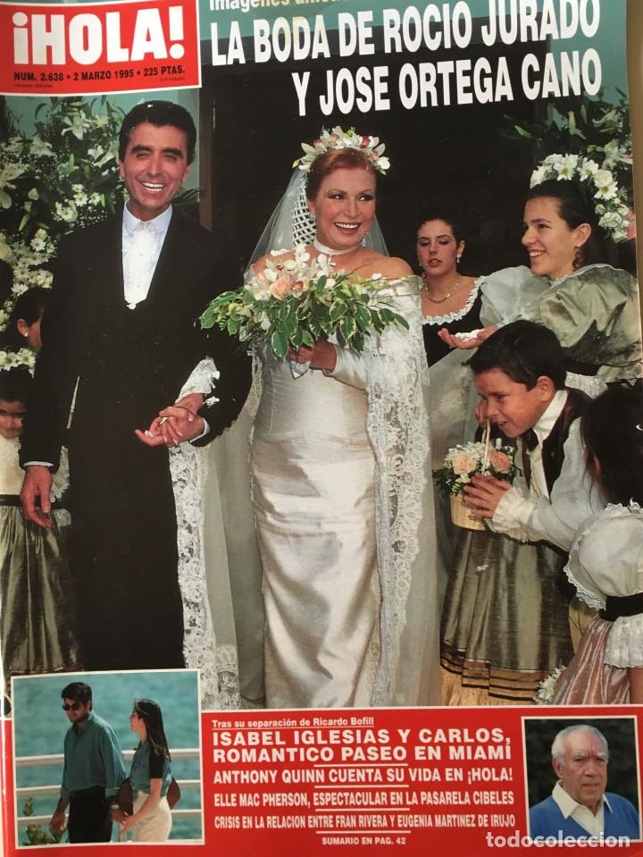 Hola Boda De Rocio Jurado 1995 Comprar Revista Hola En Todocoleccion 133136278