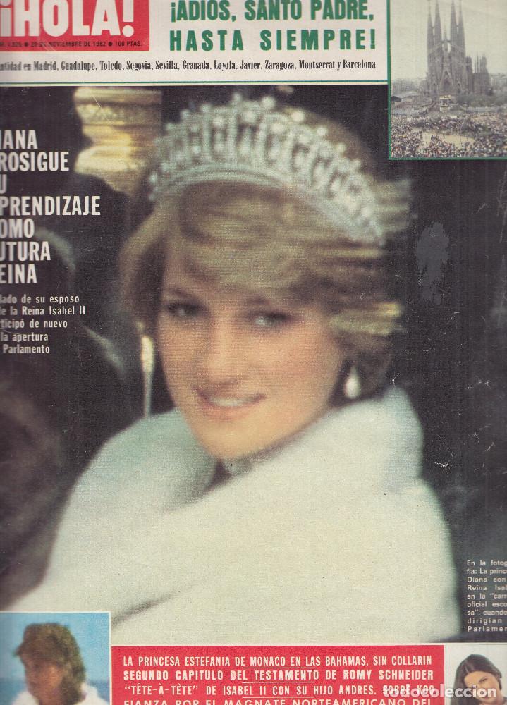 Collezionismo di Rivista &iexcl;Hola!: REVISTA HOLA N&ordm; 1905 A&Ntilde;O 1982. DIANA DE GALES. ESTEFANI DE MONACO. ISABEL II CON SU HIJO ANDRES.