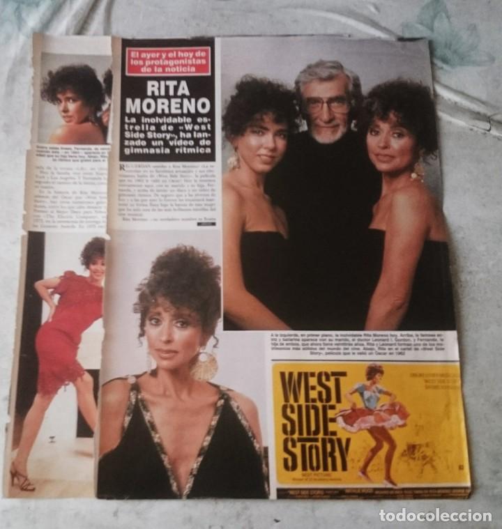Coleccionismo de Revista Hola: Rita Moreno. El ayer el hoy de los protagonistas de la noticia (&iexcl;HOLA! 1992)