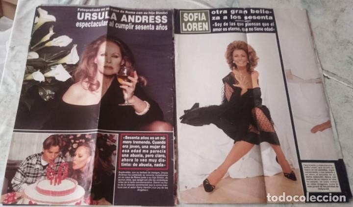 Coleccionismo de Revista Hola: Ursula Andress y Sofia Loren cumplen 60 a&ntilde;os (&iexcl;HOLA! 1996)