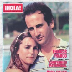 Coleccionismo de Revista Hola: HOLA - 1981 - FRANCIS FRANCO, JULIO IGLESIAS, MARISOL, MISS EUROPA, JACKIE ONASSIS, JOHNNY HALLYDAY