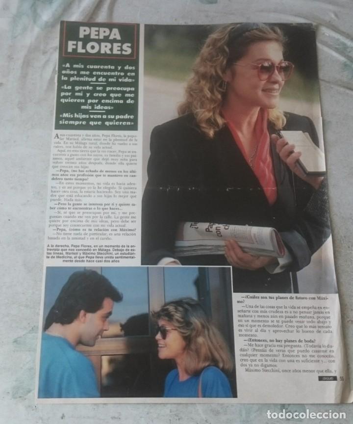 Collectionnisme de Magazine &iexcl;Hola!: Pepa Flores. Entrevista a sus 42 a&ntilde;os (&iexcl;HOLA! 1990)