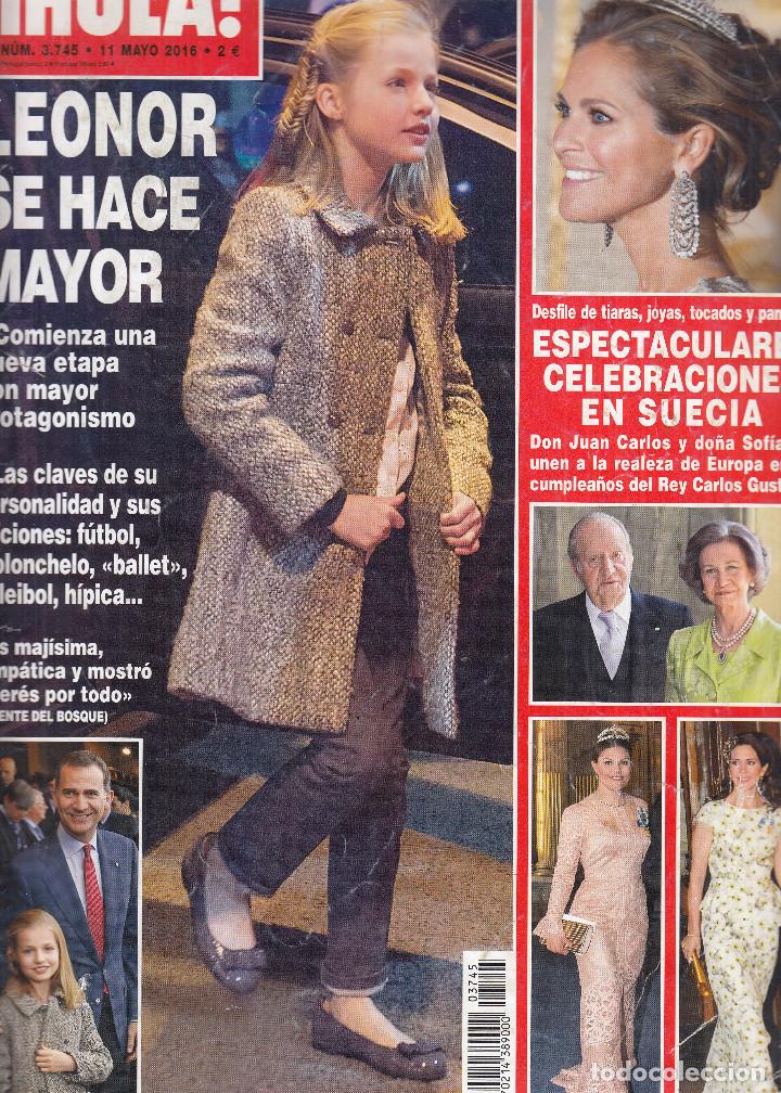 Collection Magazine &iexcl;Hola!: REVISTA HOLA N&ordm; 3745 A&Ntilde;O 2016. INFANTA LEONOR. CELEBRACIONES EN SUECIA. JUAN CARLOS Y DO&Ntilde;A SOFIA.