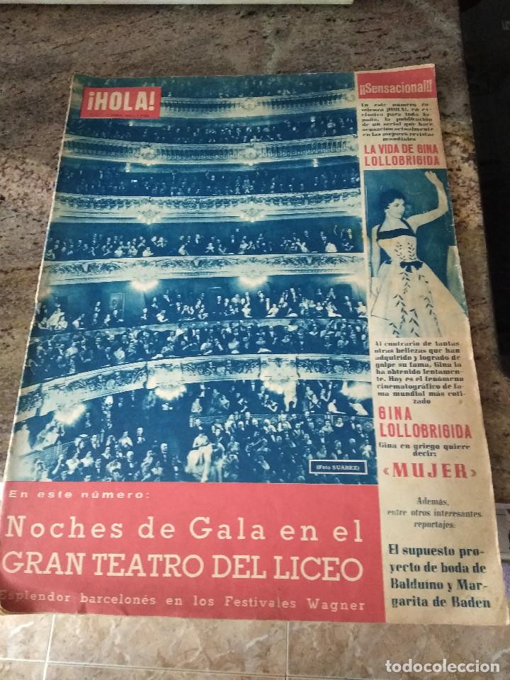 Collectionnisme de Magazine &iexcl;Hola!: HOLA ABRIL 1955 / GINA LOLLOBRIGIDA ....