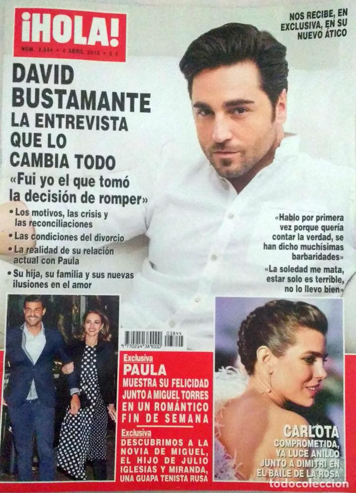 Collectionnisme de Magazine &iexcl;Hola!: HOLA DAVID BUSTAMANTE LA ENTREVISTA QUE LO CAMBIA TODO