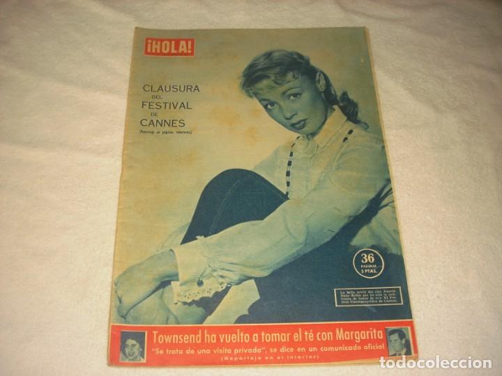 ¡ HOLA ! , Nº 717 , MAYO 1958. CLAUSURA FESTIVAL DE CANNES, DANY ROBIN EN PORTADA (Coleccionismo - Revistas y Periódicos Modernos (a partir de 1.940) - Revista Hola)
