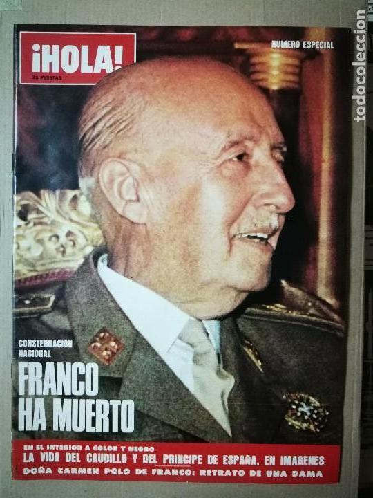 Collectionnisme de Magazine &iexcl;Hola!: Revista HOLA ESPECIAL FRANCO HA MUERTO