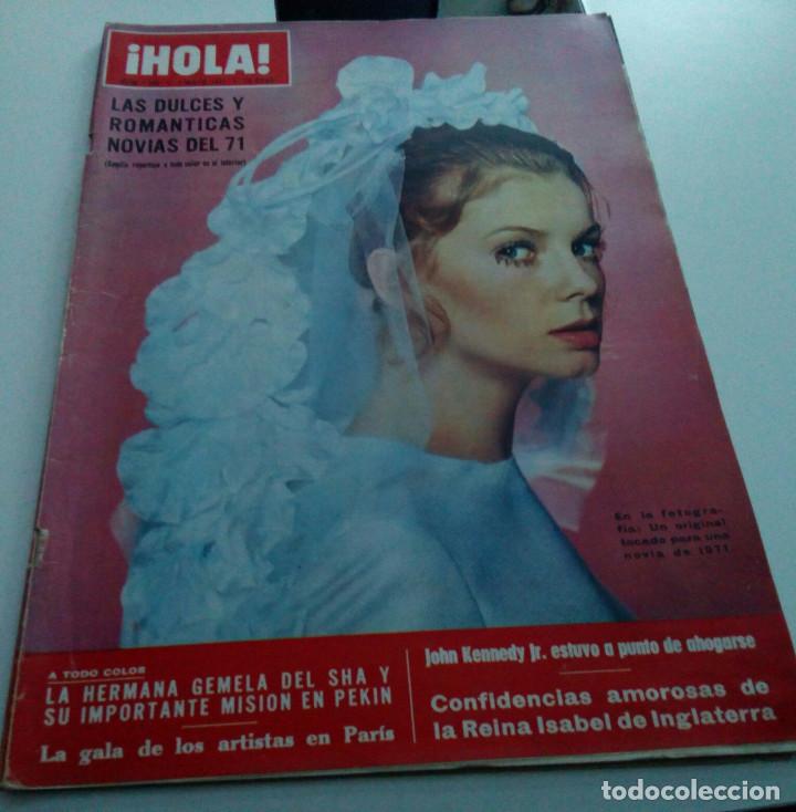 Collectionnisme de Magazine &iexcl;Hola!: ISABEL DE INGLATERRA.JOHN KENNEDY JR.NOVIAS 1971.HERMANA SHA.REVISTA HOLA N&ordm; 1.392.1971.