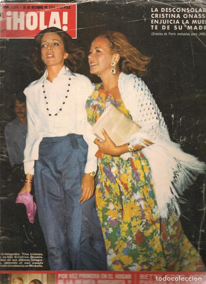Collectionnisme de Magazine &iexcl;Hola!: &iexcl;HOLA!. N&ordm; 1574. 28 OCTUBRE 1974. (ST/MG.B)