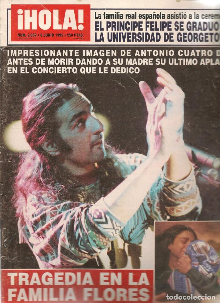 Collectionnisme de Magazine &iexcl;Hola!: &iexcl;HOLA!. N&ordm; 2652. TRAGEDIA EN LA FAMILIA FLORES. 8 JUNIO 1995. (ST/MG.B)