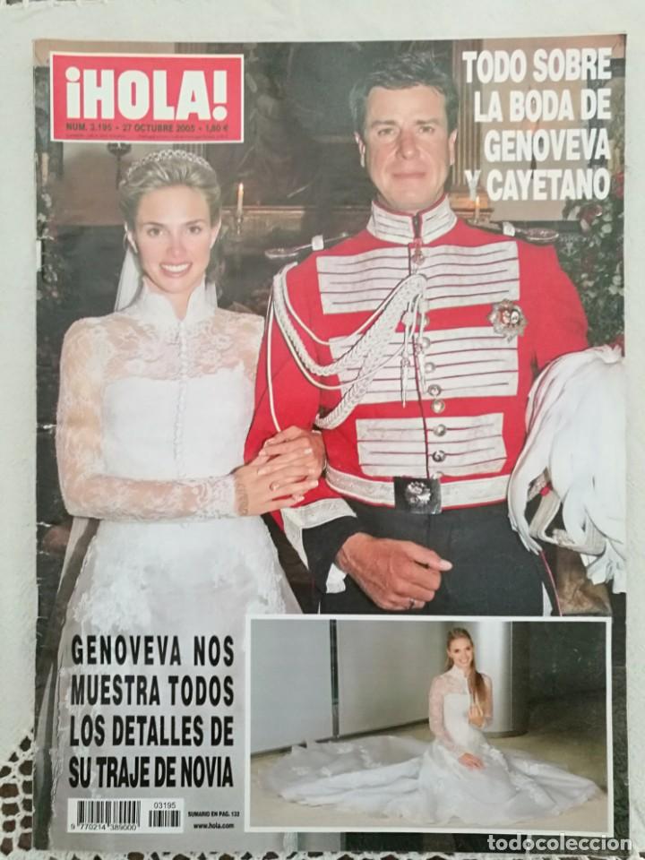 Collectionnisme de Magazine &iexcl;Hola!: Hola n&deg; 3195 octubre 2005 La boda de G&eacute;nova y Cayetano