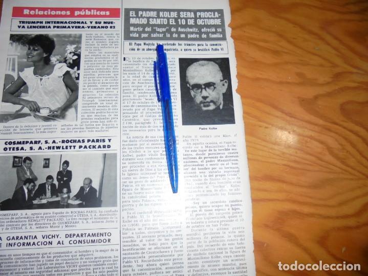 recorte prensa : el padre kolbe, proclamado san - Buy Magazine: Hola on  todocoleccion