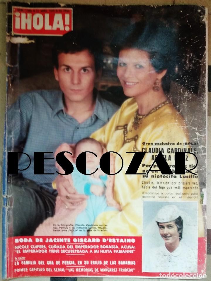 Collectionnisme de Magazine &iexcl;Hola!: REVISTA HOLA N&ordm; 1808 - 21 ABRIL 1979 - CLAUDIA CARDINALE ABUELA, BODA JACINTE GISCARD, SHA, TRUDEAU